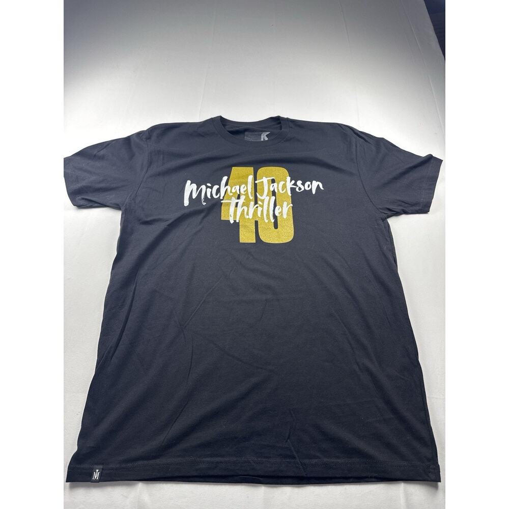 Michael Jackson Thriller 40 T Shirt XL Black 2022 USA Made Pop Music Tee
